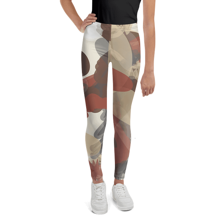 Vibrant Layers Youth Leggings product image (1)