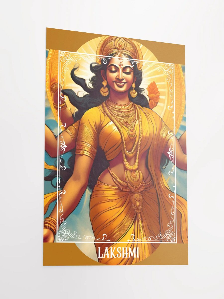 Lakshmi, Hindu Goddess of Abundance altar poster product image (4)