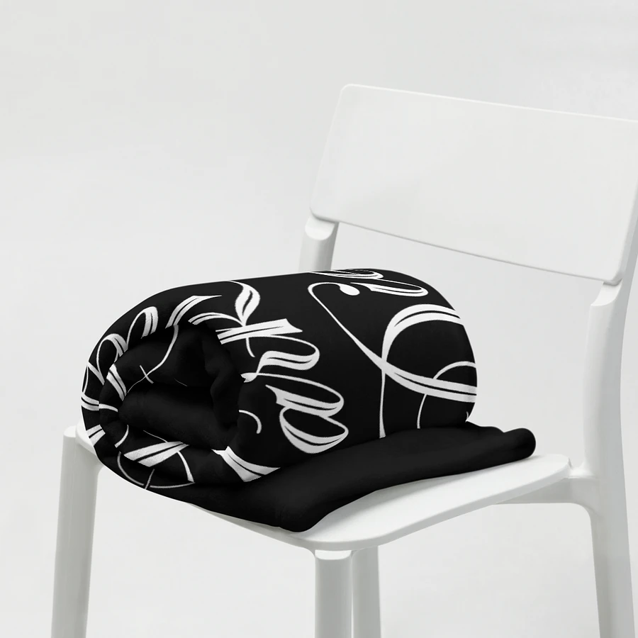 Until Darkness Dies (swirls design) Throw Blanket product image (7)