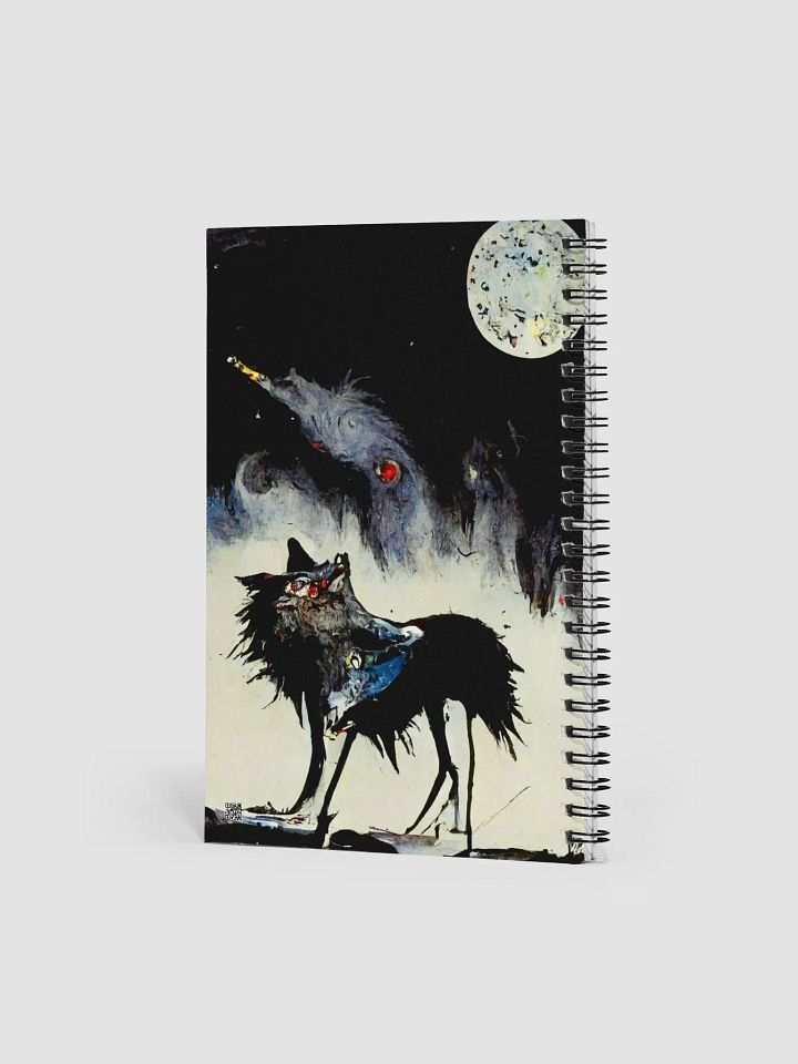 Moonlit Howl Spiral Notebook product image (2)