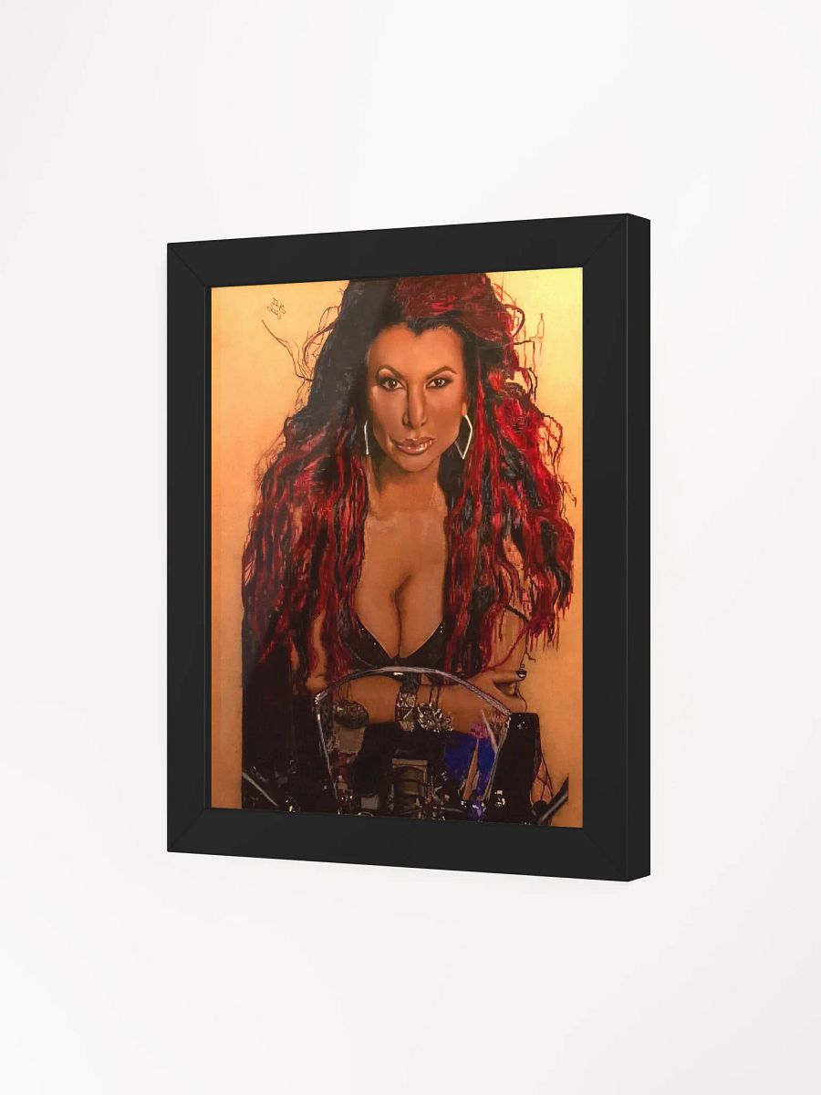 Lisa Colored Pencil Drawing Print Framed product image (27)