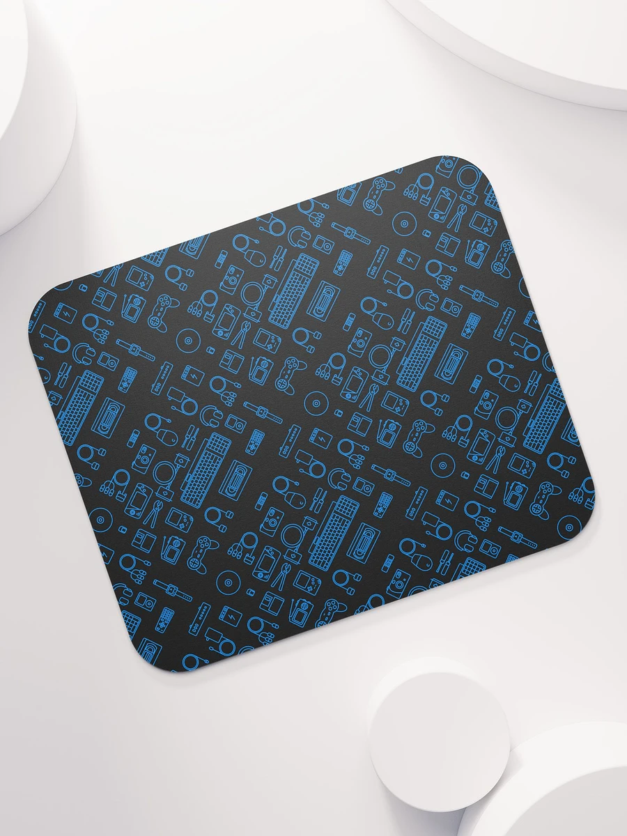 Neon Blue Devices Mouse Pad (Classic) product image (7)