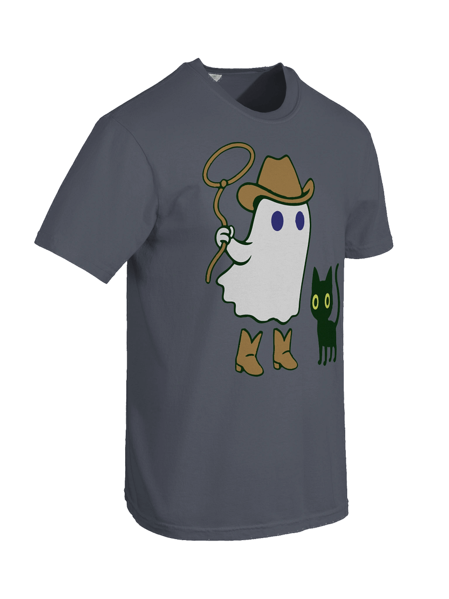 Spooky Cowboy Ghost and Cat T-Shirt product image (48)