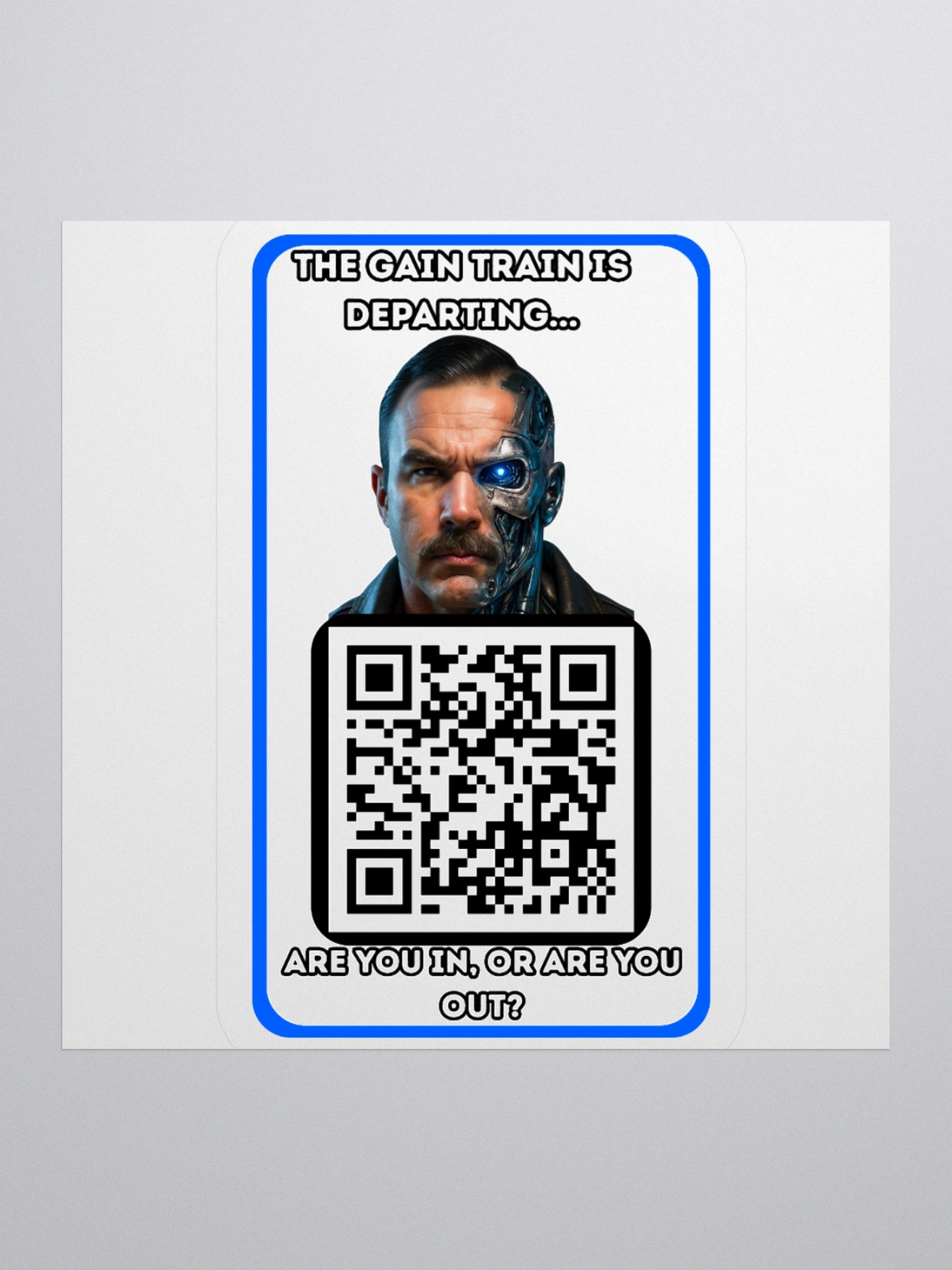 Gain Train Recruitment Sticker product image (1)
