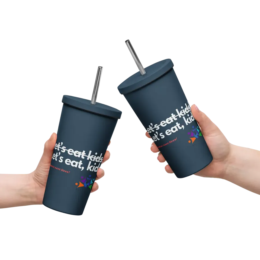 Commas Save Lives - tumbler w/straw product image (10)