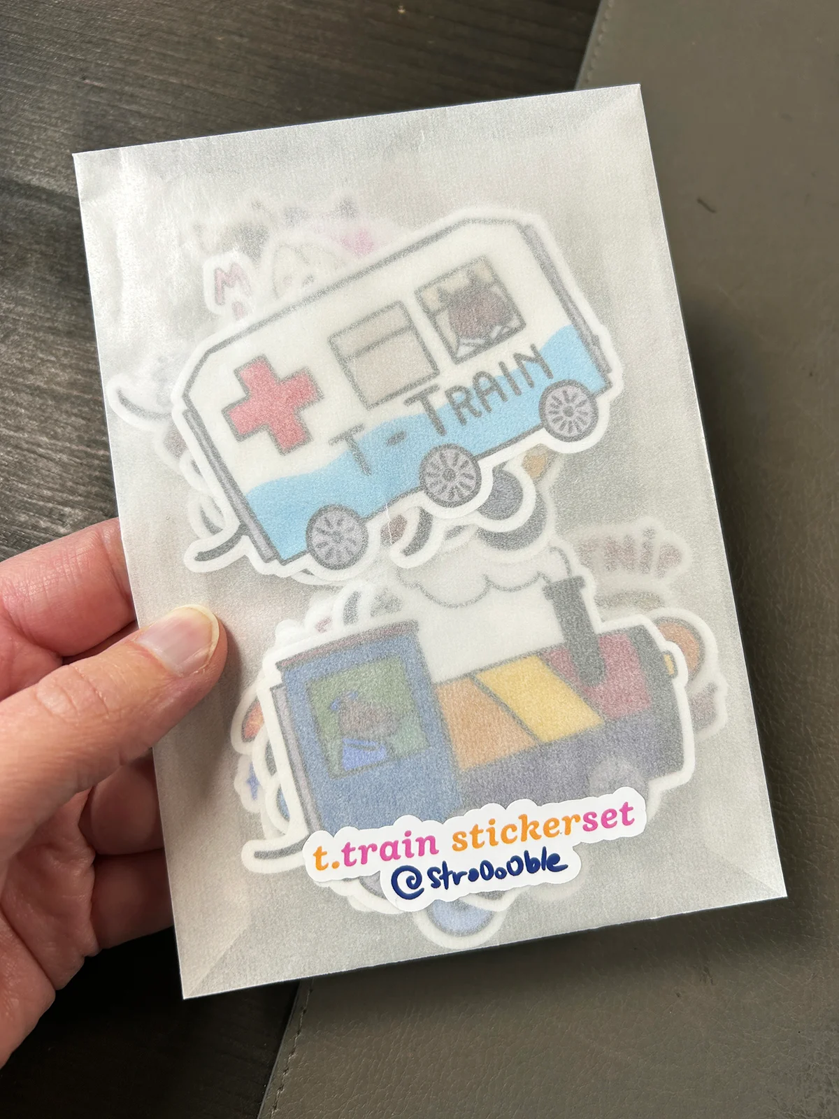 sticker pack : t-train product image (1)