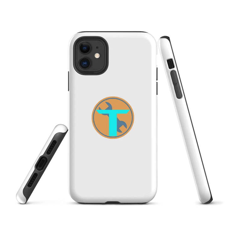 Terengineer Logo Tough iPhone Case (White) product image (1)