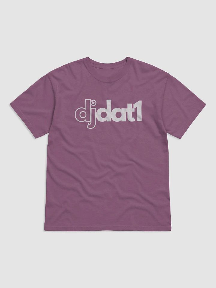 [DJDAT1] Adult Heavyweight Signature Logo Tee (white logo) product image (1)
