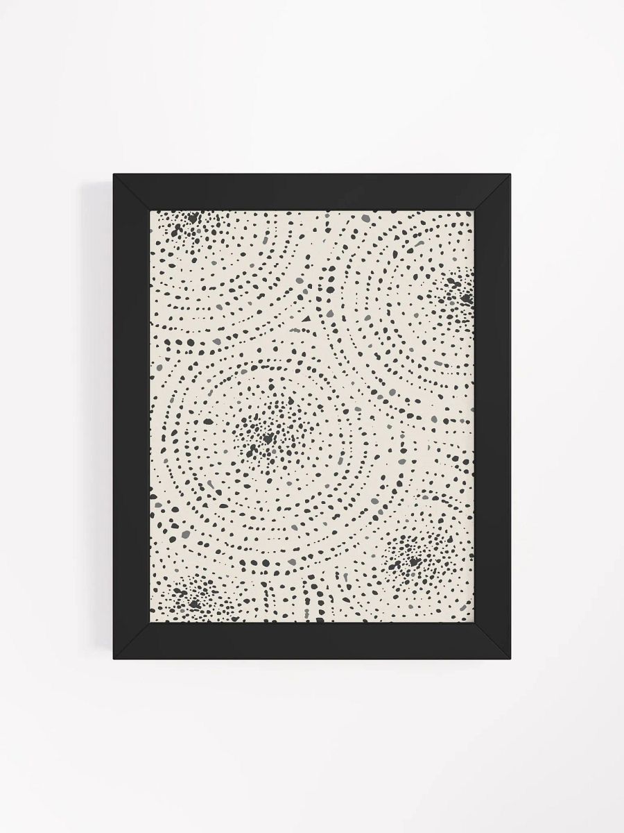 Swirling Motion Framed Matte Poster | Dynamic Abstract Art for a Modern Touch product image (1)