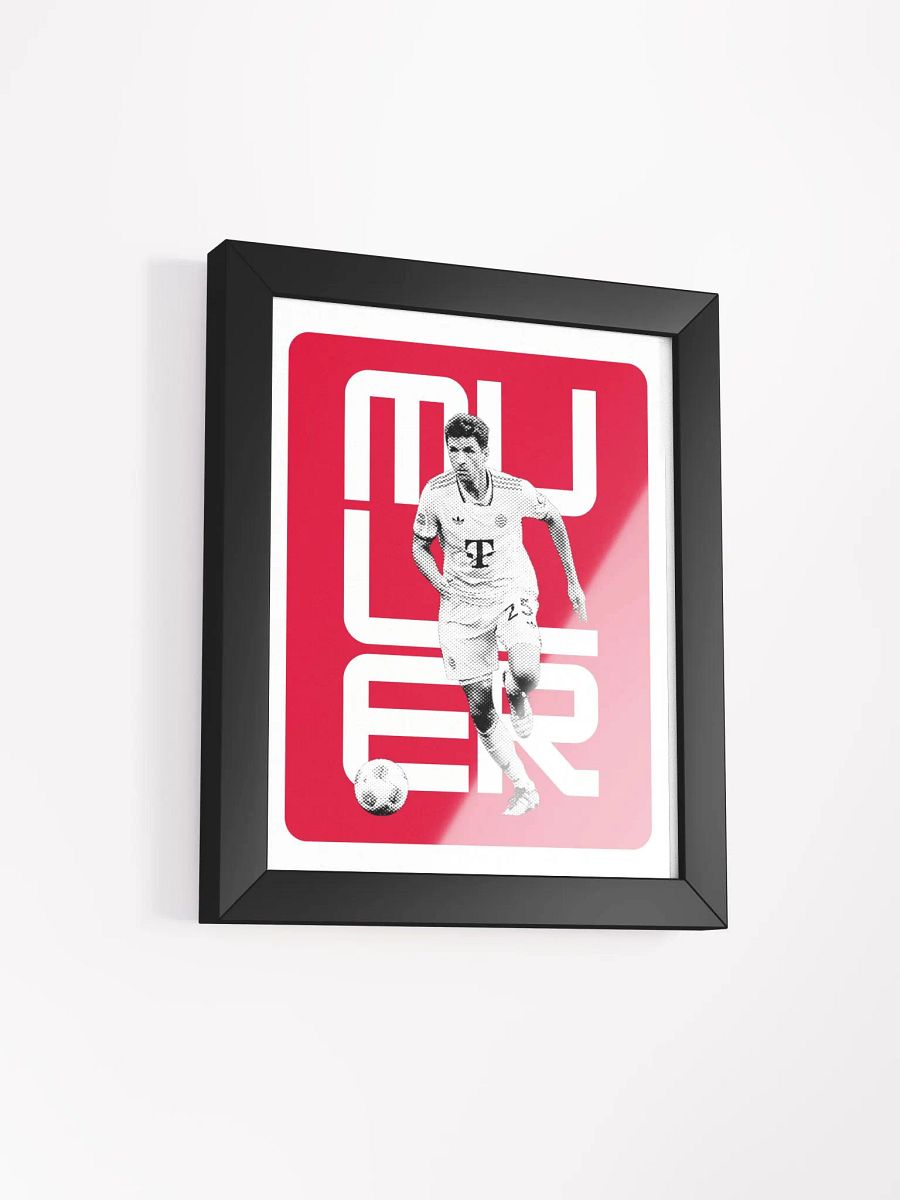 Thomas Müller BW Bayern Munich Name Art Framed Print product image (2)