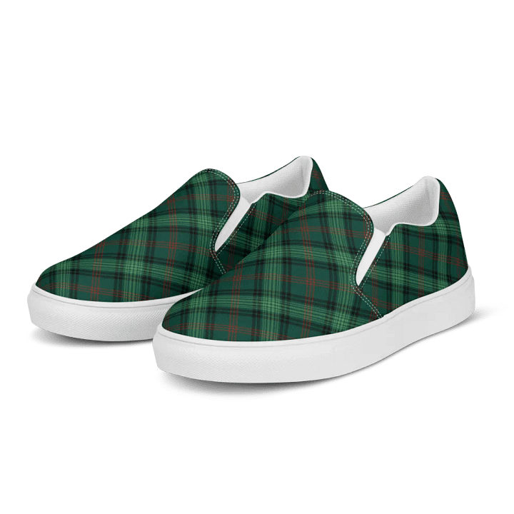 Ross Hunting Tartan Men's Slip-On Shoes product image (2)