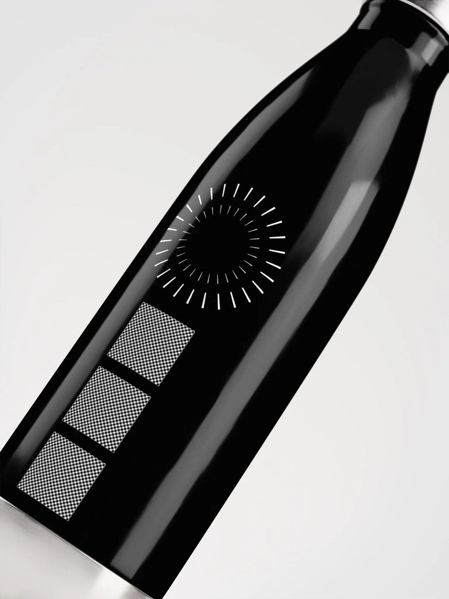 Squares and Circle Stainless Steel Flask Water Bottle product image (9)