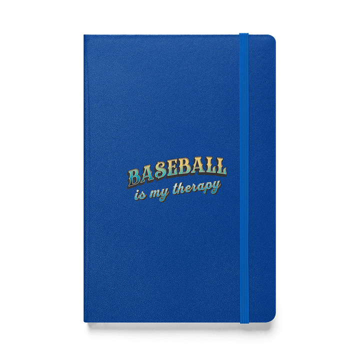Baseball Is My Therapy Hardcover Journal product image (1)