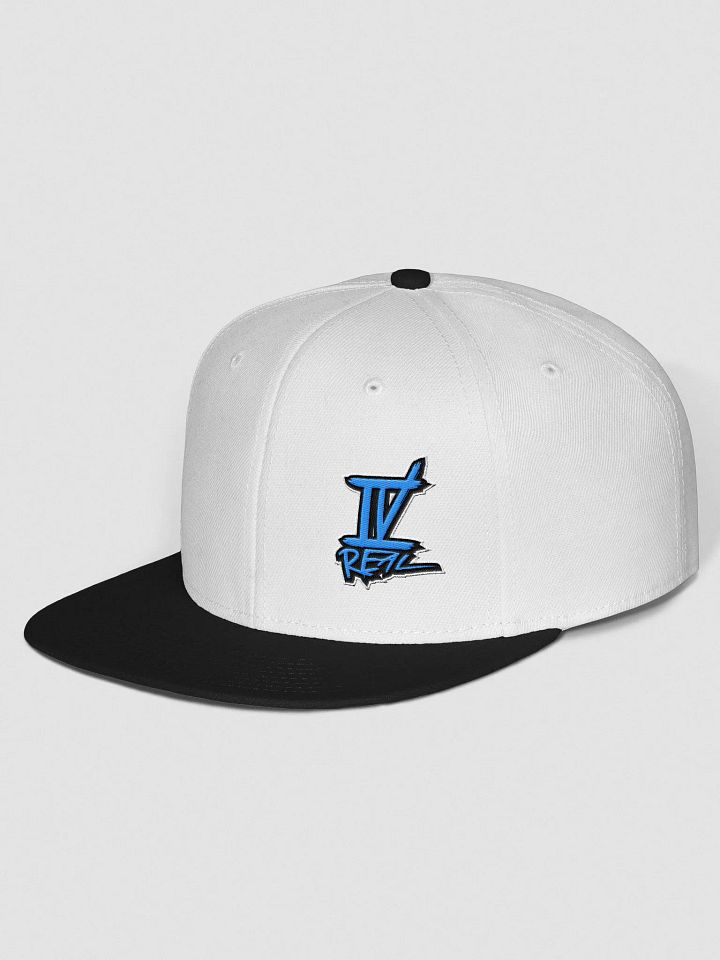 IVREAL White and Black Snap Back Blue Logo product image (2)