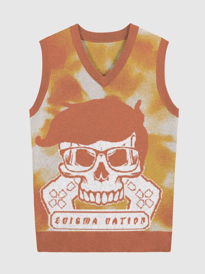 Enigma Nation Knitted V-Neck Vest 24 product image (2)