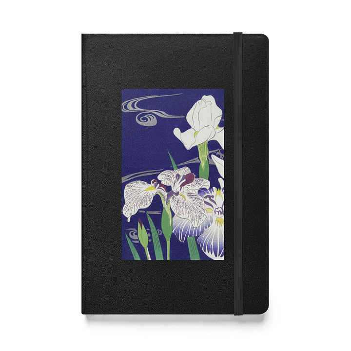 Japanese Iris. Hardcover Notebook product image (1)