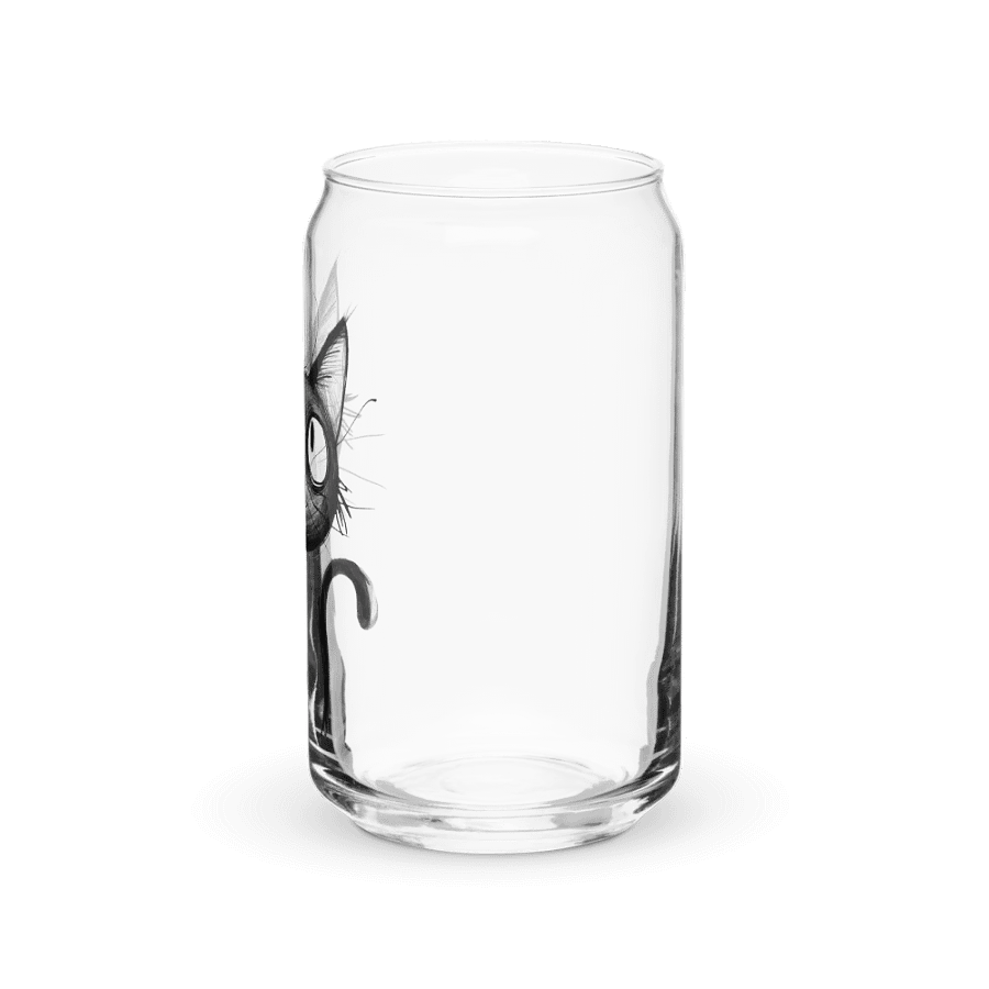 Black Kitty Glass Can product image (7)