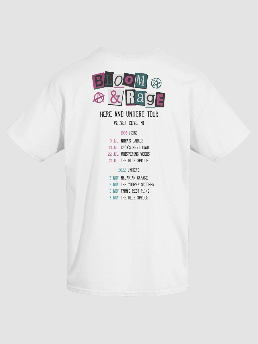 Lost Records: Bloom & Rage Band Tour T-Shirt (White) product image (4)
