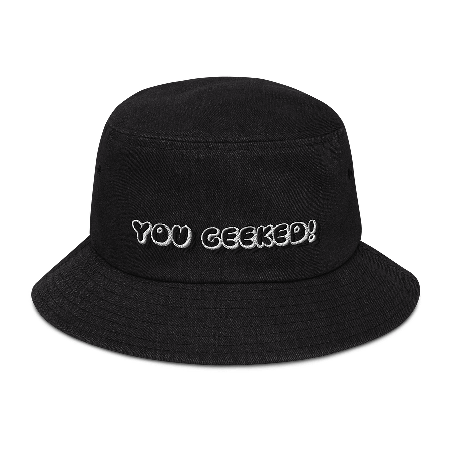 Bubble Geeked Denim Bucket Hat product image (1)