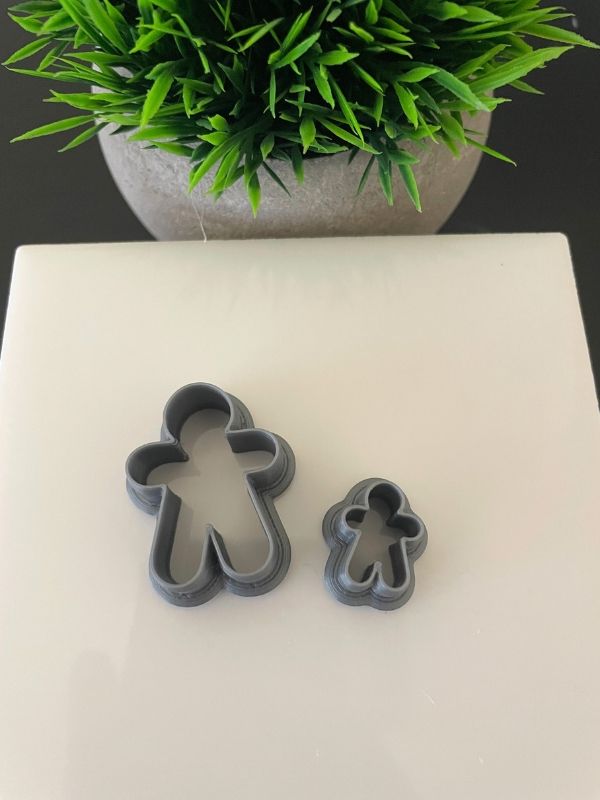 Gingerbread Man Clay Cutter - 2 Piece Set product image (1)
