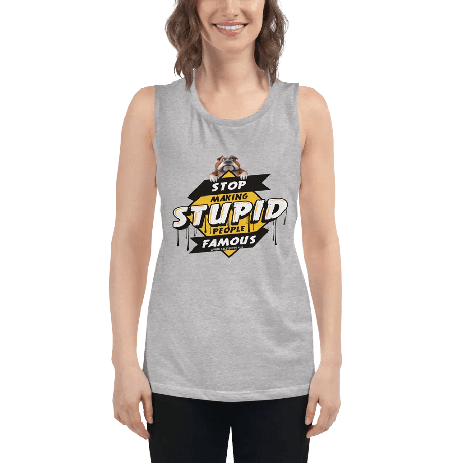 Stupid People Famous Tank product image (8)