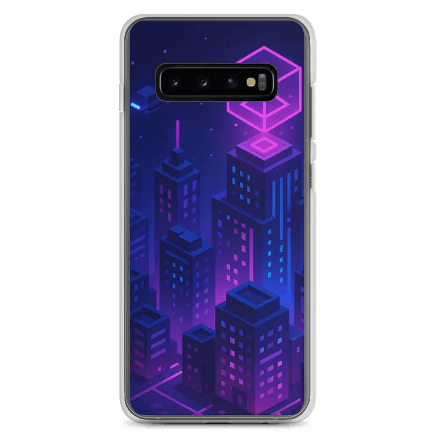 Samsung Mobile Cover- Cyberpunk City Design product image (2)