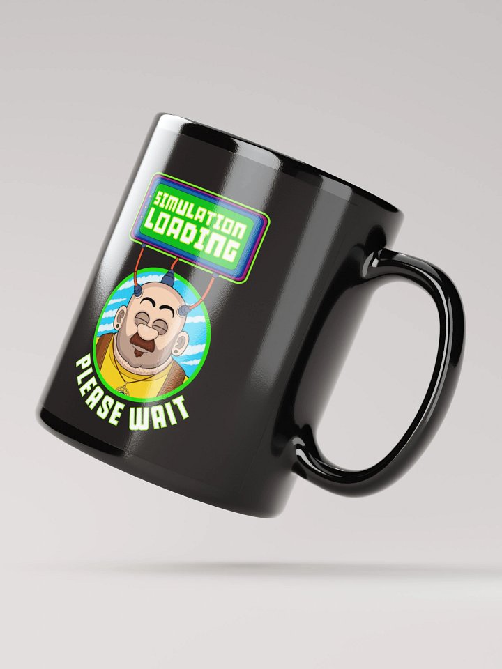Simulation Loading - Black Glossy Mug product image (4)
