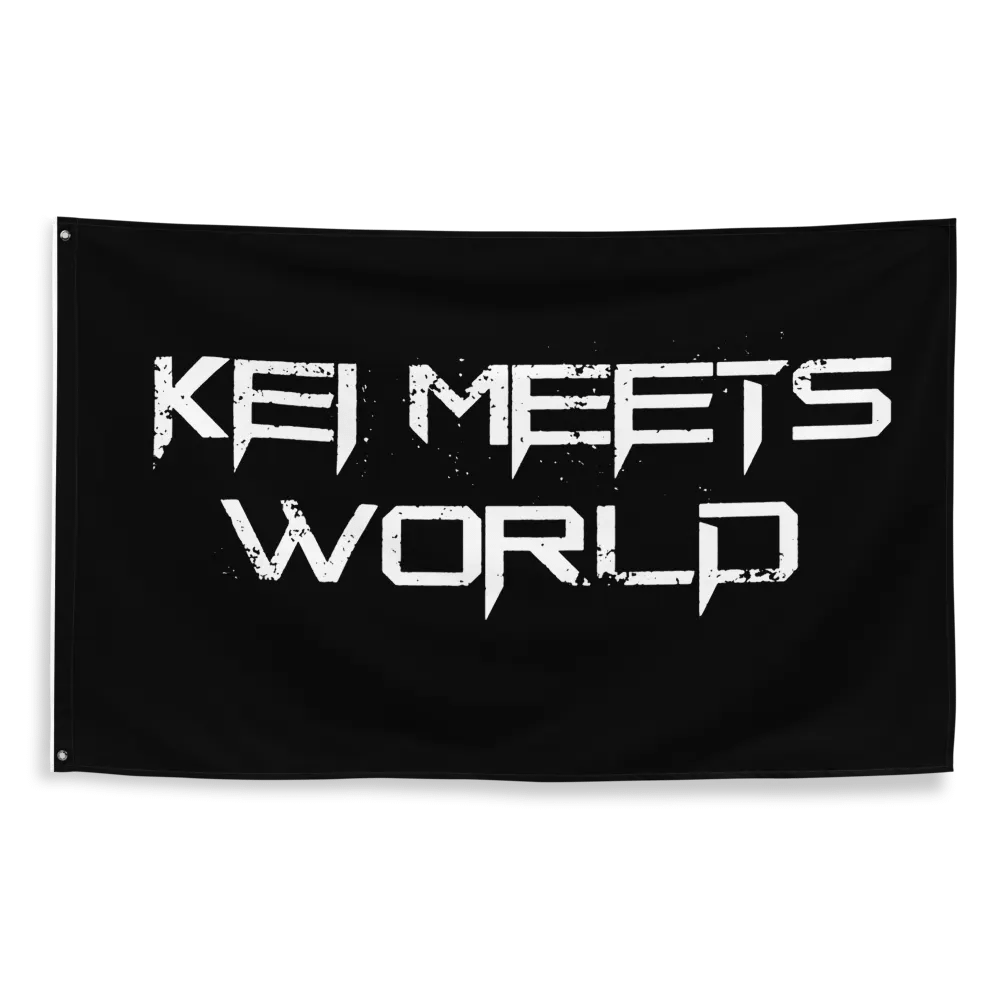 Kei Meets World Wall Flag product image (2)