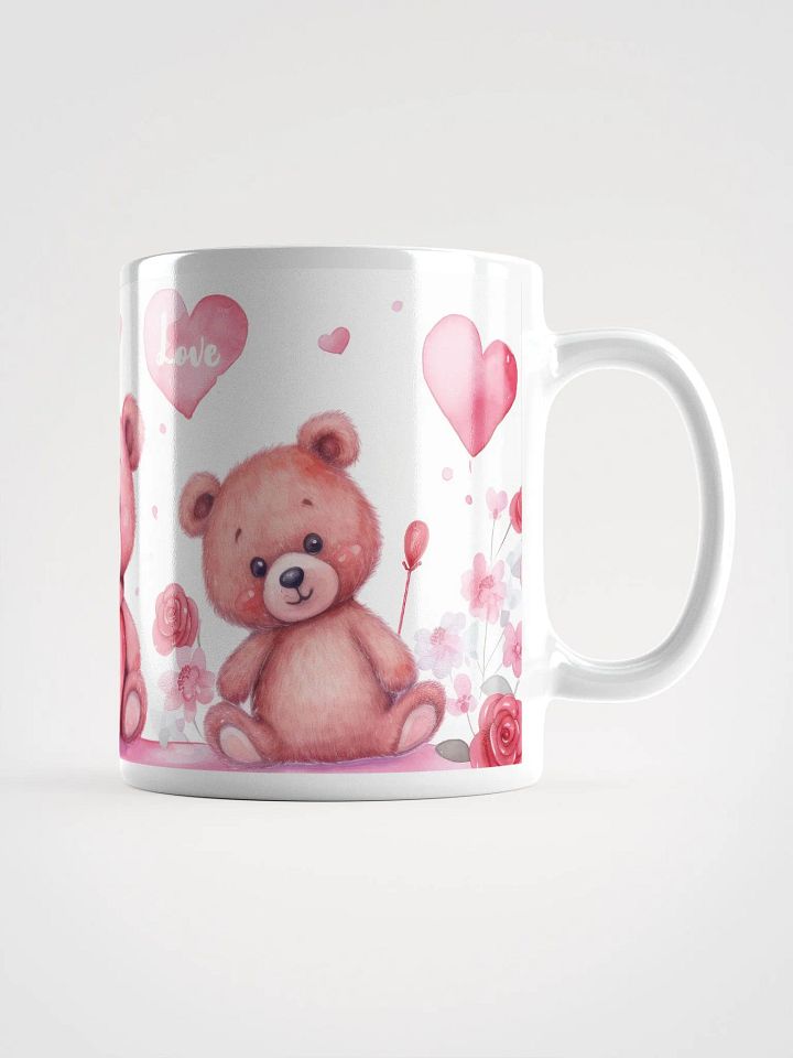 Valentine's day teddy bear mug product image (1)