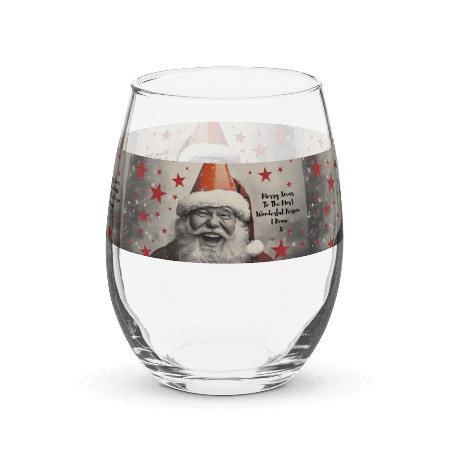 Wine Glass Glasgow Santa product image (4)