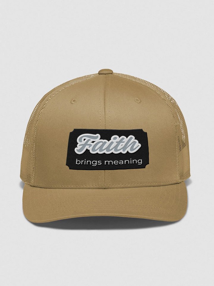 Faith Brings Meaning Trucker Hat | Faith brings meaning product image (1)