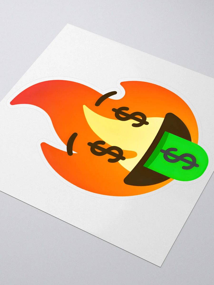 CBS On Fire Design Emoji Kiss-Cut Sticker product image (3)