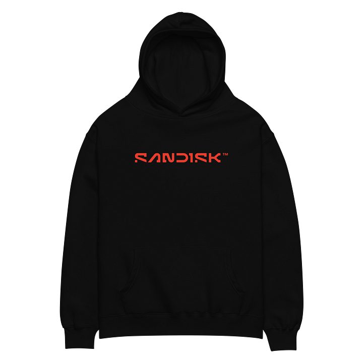 FAST FWD OVERSIZED BLACK HOODIE product image (2)
