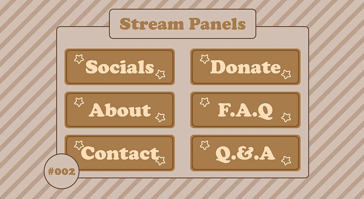 Youtube / Twitch Stream Panels #002 product image (2)