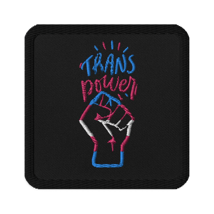 TransPower Fist Embroidered Patch product image (1)