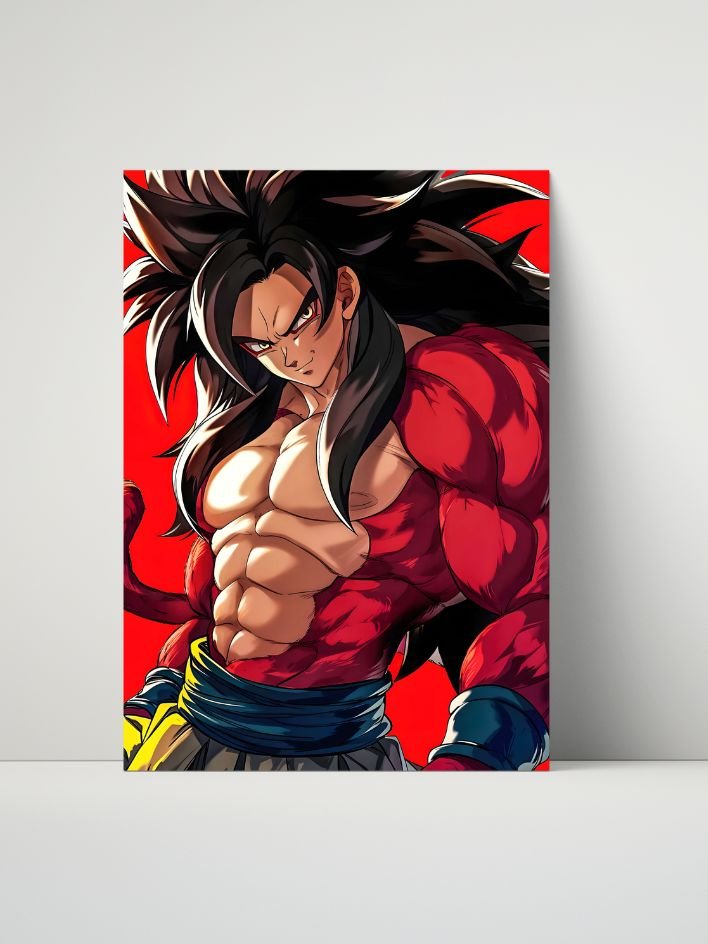 Dragon Ball GT – Goku Primal Fury – 8x10 Metal Print product image (1)