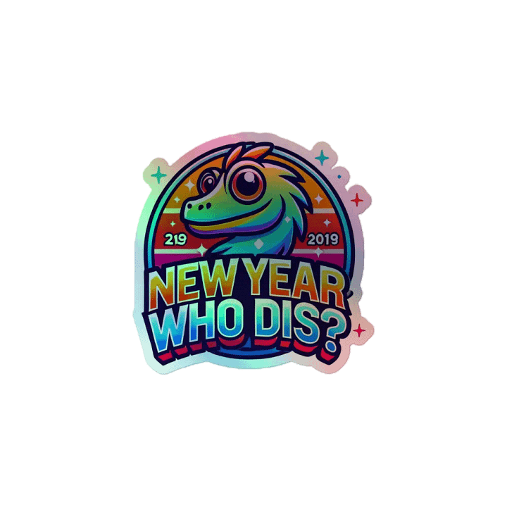 Rainbow Dino 2019 Sticker Set product image (1)