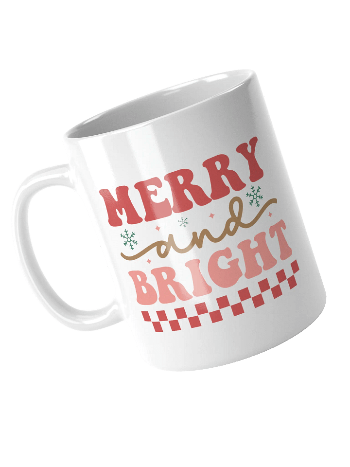 MERRY AND BRIGHT White Glossy Mug product image (2)