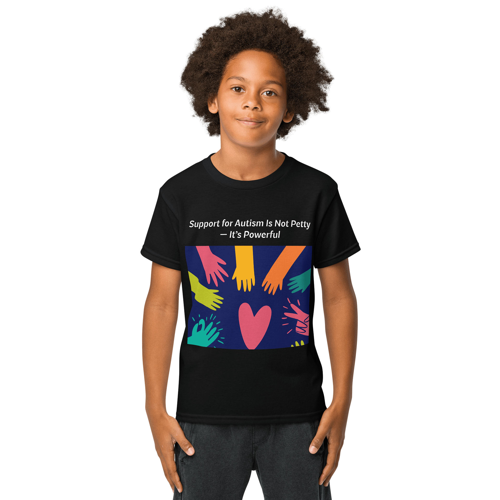 Supporting Autism is Not Petty Kids T-Shirt product image (3)