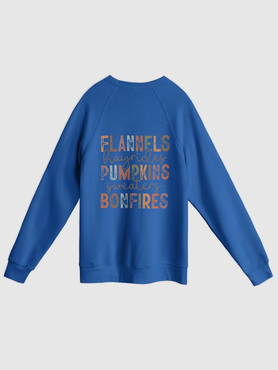 Autumn Vibes Unisex Raglan Sweatshirt product image (2)