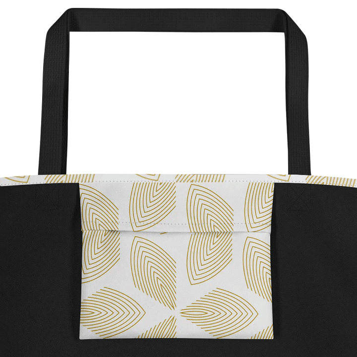 Golden Leaf Luxe – Premium Canvas Tote Bag product image (2)