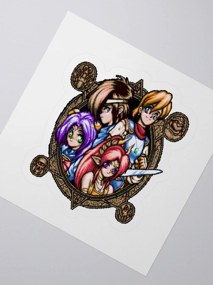 Shining Force CD: Framed Heroes Sticker product image (2)