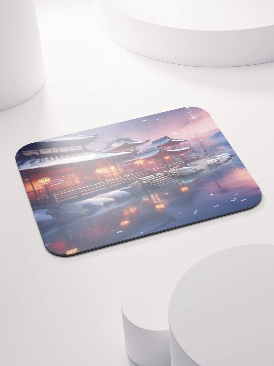 Snowy Nights Small Mouse Pad (7 x 9) product image (8)