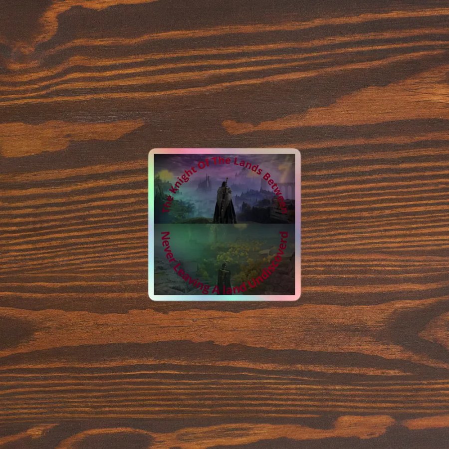 Lands Between Adventure Holographic Sticker Sheet product image (5)