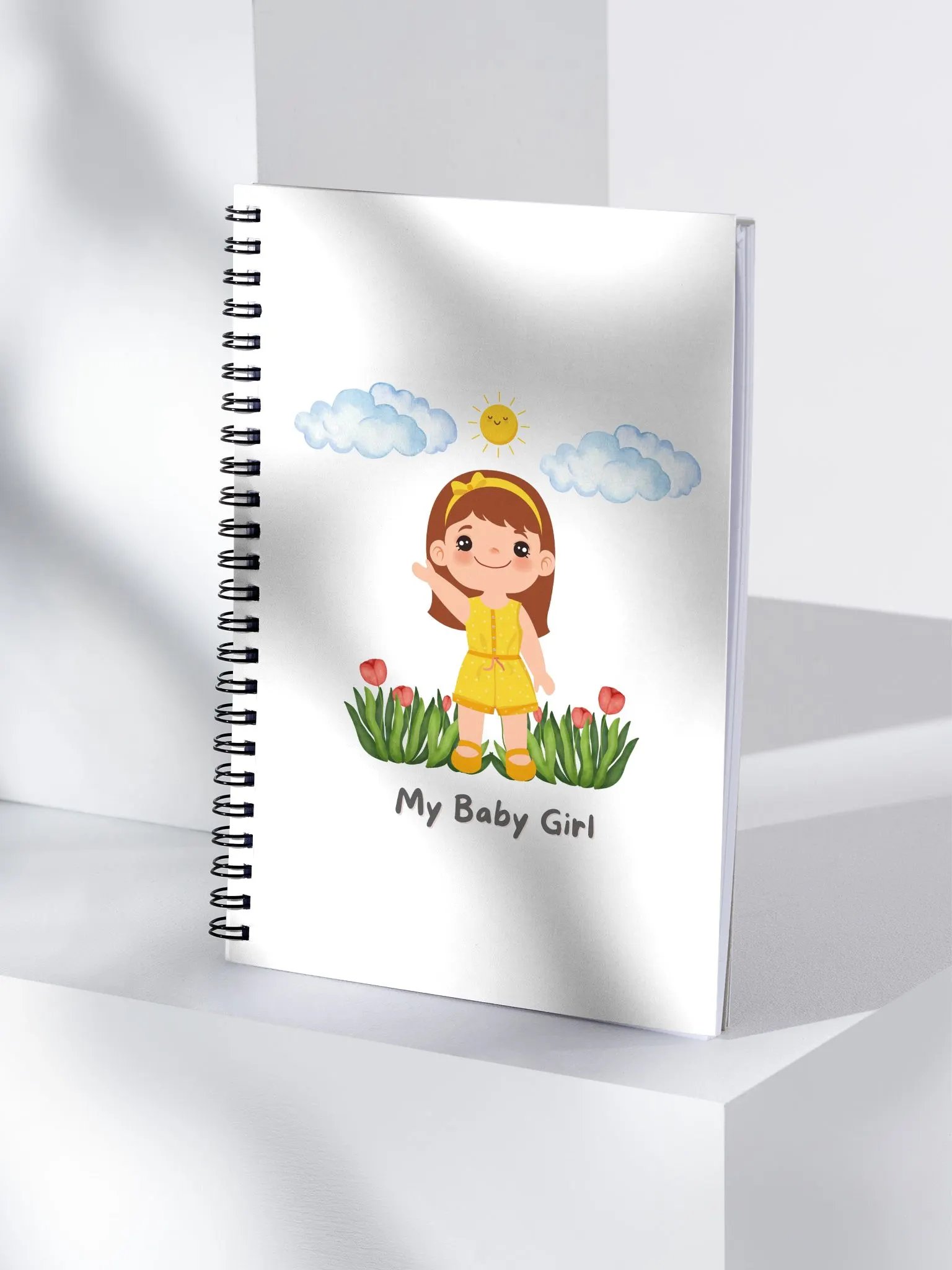 Sunshine & Tulips Spiral Notebook product image (4)