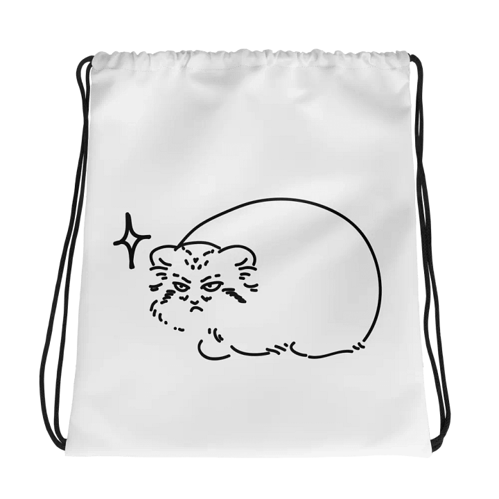 Grumpy Manul - Drawstring Bag product image (1)