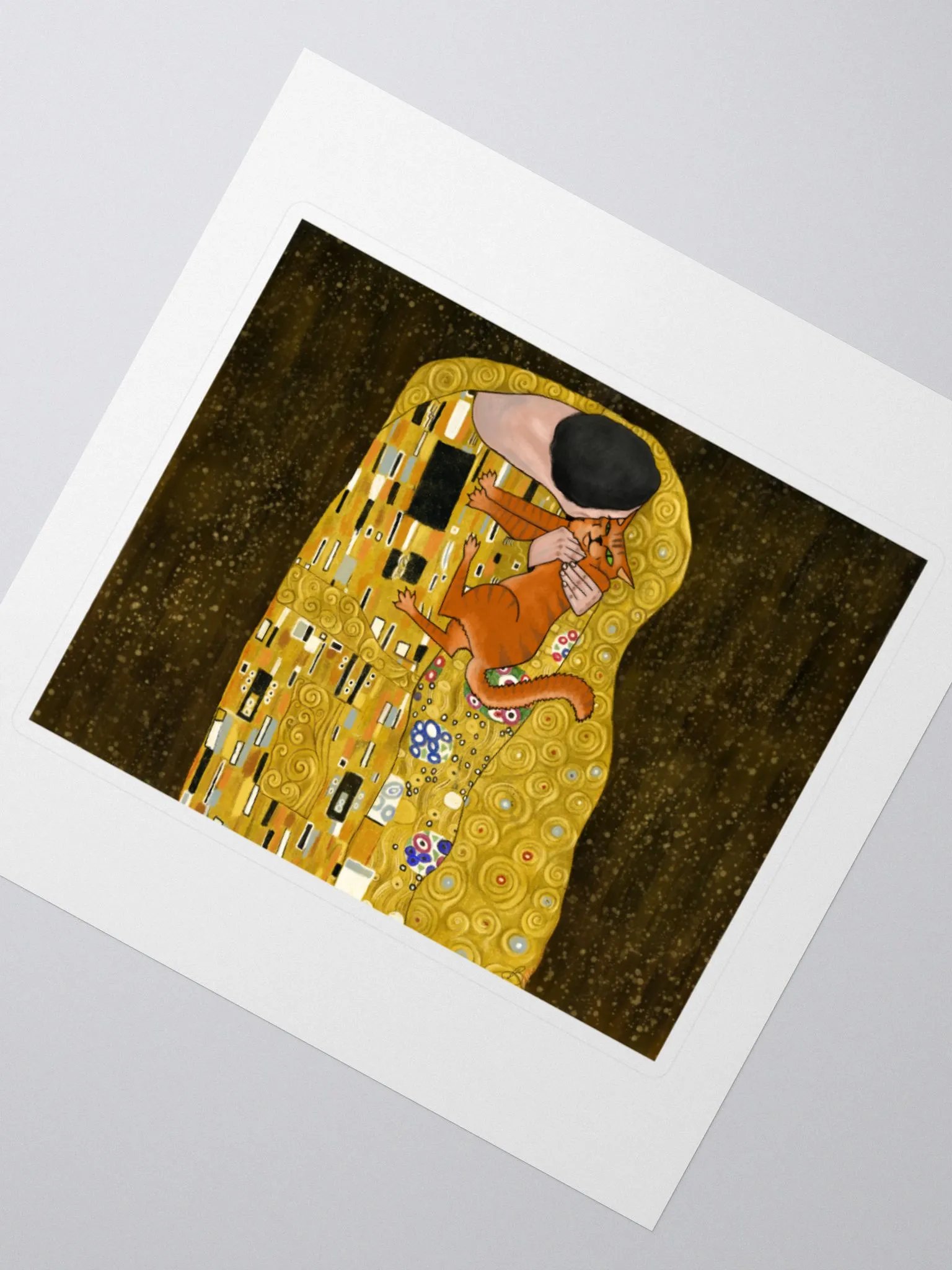 The Reluctant Kiss Sticker product image (8)