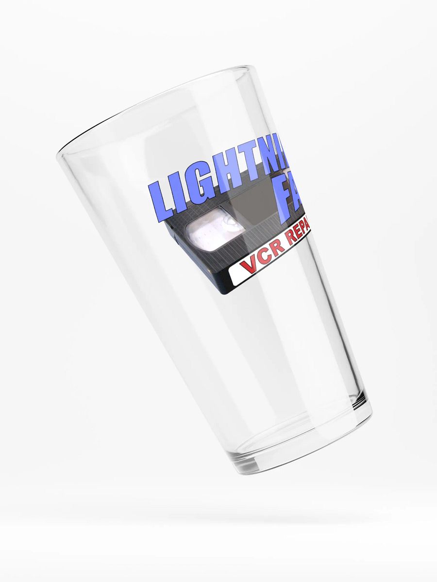 Lightning Fast VCR Repair Pint Glass product image (4)