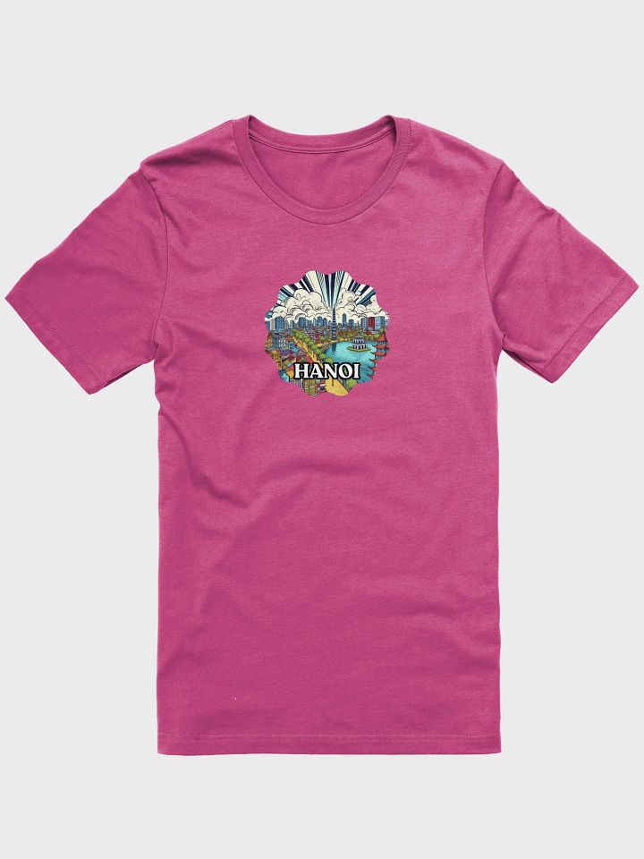 Bella+Canvas Supersoft T-Shirt | AI Design Hanoi city Vietnam product image (2)