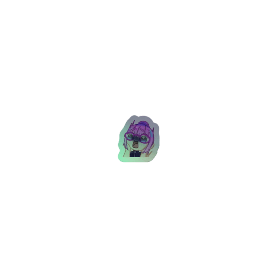 EEK! holographic sticker product image (1)
